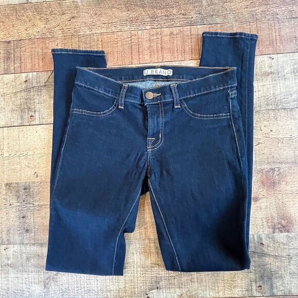 J Brand Skinny Jeans Starless Size 27 Classic Dark Wash #9010216 - Picture 4 of 9
